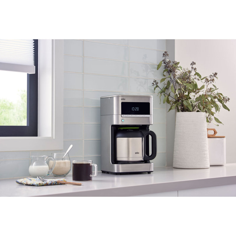 Braun KF7175 BrewSense Stainless Steel 10Cup Drip Coffee Maker with